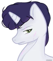 Size: 527x612 | Tagged: safe, artist:venomns, derpibooru import, oc, oc:mythic, unofficial characters only, pony, unicorn, base used, bust, male, portrait, scar, simple background, solo, stallion, transparent background