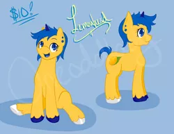 Size: 2750x2125 | Tagged: safe, artist:oneoddlady, deleted from derpibooru, derpibooru import, oc, unofficial characters only, pony, adoptable, candy, female, food, lemon, lemonhead, sale, solo, watermark