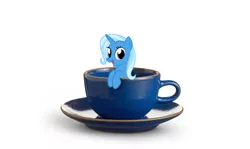 Size: 3600x2151 | Tagged: safe, artist:the smiling pony, derpibooru import, edit, editor:moonatik, trixie, pony, cup, cup of pony, high res, micro, simple background, solo, teacup, that pony sure does love teacups, vector