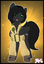 Size: 1791x2584 | Tagged: safe, artist:pastel-pony-princess, derpibooru import, oc, unofficial characters only, pegasus, pony, pulse, rainbow six siege, solo