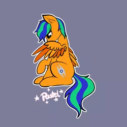 Size: 3000x3000 | Tagged: safe, artist:pastel-pony-princess, derpibooru import, oc, oc:naarkerotics, unofficial characters only, pegasus, pony, simple background, solo