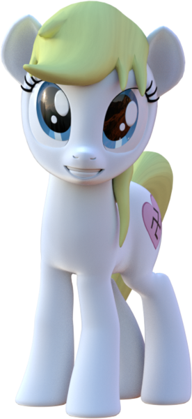 Size: 313x680 | Tagged: safe, artist:anonymous, derpibooru import, oc, oc:aryanne, unofficial characters only, earth pony, pony, 3d, aryan, aryan pony, aryanbetes, blender, cute, female, game, heart, looking at you, model, nazi, nazipone, smiling, software, swastika