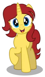 Size: 1024x1770 | Tagged: safe, artist:aleximusprime, derpibooru import, oc, oc:eilemonty, unofficial characters only, pony, unicorn, eilemonty, female, looking at you, mare, ponysona, simple background, smiling, solo, transparent background