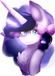 Size: 997x1375 | Tagged: safe, artist:6-fingers-lover, derpibooru import, oc, oc:purple palette, unofficial characters only, pony, unicorn, bust, female, mare, portrait, simple background, solo, transparent background