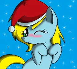 Size: 824x746 | Tagged: safe, artist:pencil bolt, derpibooru import, oc, oc:betterry, unofficial characters only, pony, unicorn, christmas, cute, female, holiday, mare, solo, theponyfuture