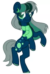 Size: 582x864 | Tagged: safe, artist:deerloud, derpibooru import, oc, unofficial characters only, earth pony, pony, base used, clothes, female, mare, rearing, scarf, simple background, solo, white background