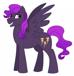 Size: 898x921 | Tagged: safe, artist:cascayd, derpibooru import, oc, oc:lightning spark, unofficial characters only, pegasus, pony, offspring, parent:rarity, parent:thunderlane, parents:rarilane, solo