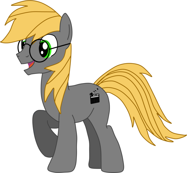 Size: 2455x2267 | Tagged: safe, artist:theeditormlp, derpibooru import, oc, oc:the editor, unofficial characters only, earth pony, pony, glasses, high res, male, simple background, solo, stallion, transparent background