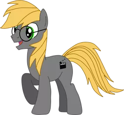 Size: 2455x2267 | Tagged: safe, artist:theeditormlp, derpibooru import, oc, oc:the editor, unofficial characters only, earth pony, pony, glasses, high res, male, simple background, solo, stallion, transparent background