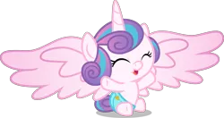 Size: 5430x2857 | Tagged: safe, artist:hendro107, derpibooru import, princess flurry heart, pony, once upon a zeppelin, adorable face, cloth diaper, cooing, cuddly, cute, cutest pony alive, cutest pony ever, daaaaaaaaaaaw, diaper, flurrybetes, happy, high res, hnnng, hugable, playful, safety pin, simple background, solo, transparent background, vector, weapons-grade cute