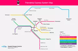 Size: 2691x1771 | Tagged: artist:eddoeditya28, derpibooru import, friendship express, map, map of equestria, no pony, railroad, safe, train, transportation