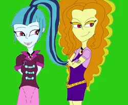 Size: 1280x1048 | Tagged: safe, artist:ponysloud99, derpibooru import, adagio dazzle, sonata dusk, equestria girls, dazzle-eds, ed edd n eddy, reference