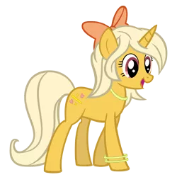 Size: 5264x5272 | Tagged: safe, artist:3luk, derpibooru import, oc, oc:joanilina, unofficial characters only, pony, unicorn, absurd resolution, bow, female, hair bow, mare, simple background, solo, transparent background, vector