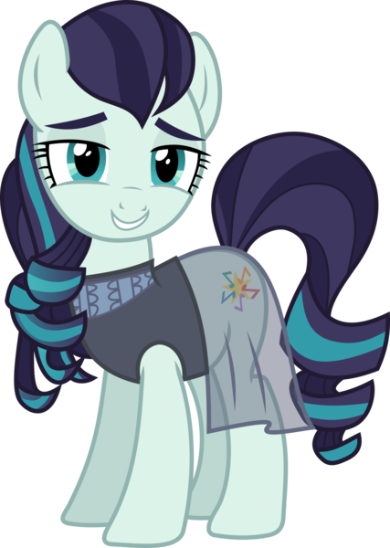 Size: 1821x2561 | Tagged: safe, artist:frownfactory, derpibooru import, coloratura, earth pony, pony, the mane attraction, .svg available, clothes, female, looking at you, mare, rara, simple background, solo, svg, transparent background, vector