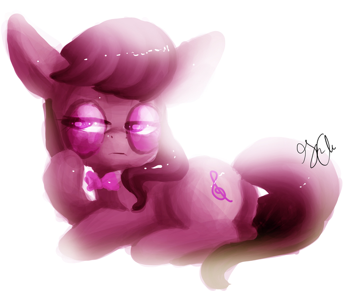 Size: 4578x3874 | Tagged: safe, artist:shellielle, derpibooru import, octavia melody, earth pony, pony, female, lidded eyes, mare, simple background, solo, sunglasses, white background