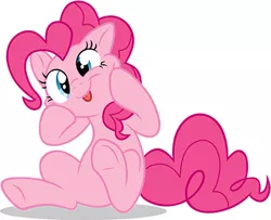 Size: 459x373 | Tagged: safe, artist:glamourkat, derpibooru import, edit, official, pinkie pie, pony, :p, cute, diapinkes, female, pinkie being pinkie, ponk, silly, silly face, silly pony, solo, tongue out