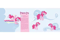 Size: 1000x667 | Tagged: safe, artist:lauren faust, derpibooru import, official, pinkie pie, earth pony, pegasus, pony, concept art, flying, hasbro, pegasus pinkie pie, race swap, reference sheet, stock image, wings