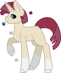 Size: 518x613 | Tagged: safe, artist:lilygarent, derpibooru import, oc, oc:star stitch, unofficial characters only, pony, unicorn, female, mare, offspring, parent:rarity, parent:sunburst, parents:rariburst, raised hoof, solo