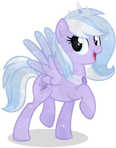 Size: 945x1200 | Tagged: safe, artist:mypaintedmelody, derpibooru import, oc, oc:glitter jewel, unofficial characters only, crystal pony, pegasus, pony, female, mare, raised hoof, simple background, solo, transparent background