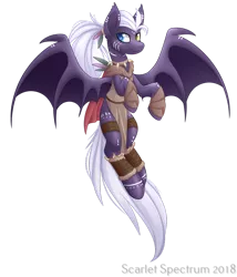 Size: 1351x1575 | Tagged: safe, artist:scarlet-spectrum, derpibooru import, oc, unofficial characters only, bat pony, pony, heterochromia, simple background, solo, transparent background