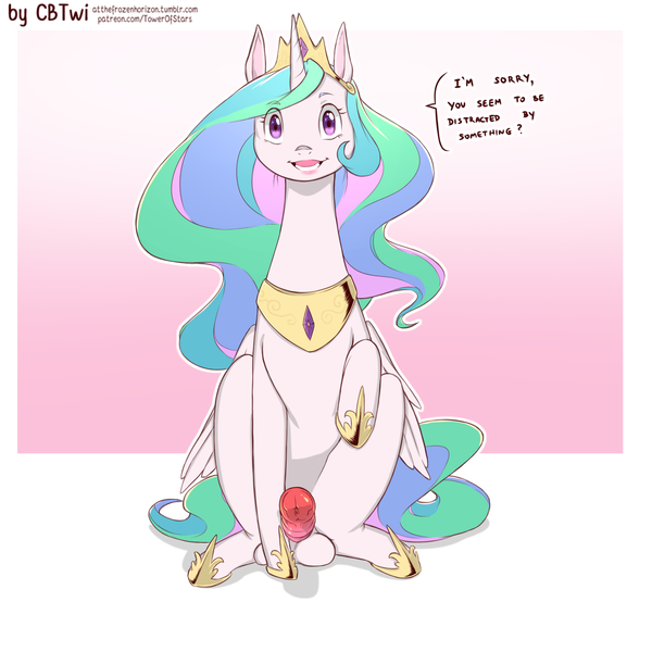 Size: 1280x1280 | Tagged: explicit, artist:cold-blooded-twilight, derpibooru import, princess celestia, alicorn, pony, balls, big balls, erection, futa, futa princess celestia, hoof shoes, horsecock, image, intersex, jewelry, looking at you, nudity, penis, peytral, pink horsecock, png, princess, smiling, solo, solo futa, spankable coin purse, talking to viewer, tiara, urethra