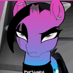 Size: 320x320 | Tagged: animated, color cycling, colored, color edit, derpibooru import, edit, edited screencap, emo, gif, my little pony: the movie, safe, screencap, tempest shadow