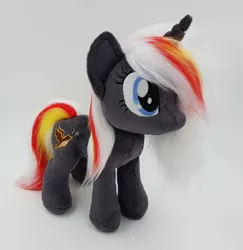 Size: 1080x1113 | Tagged: safe, artist:epicrainbowcrafts, derpibooru import, oc, oc:velvet remedy, unofficial characters only, pony, unicorn, fallout equestria, fanfic, cute, female, horn, irl, mare, photo, plushie, smiling, solo, standing