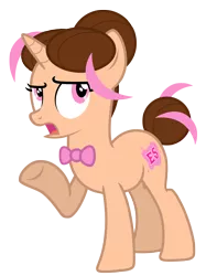 Size: 5225x6994 | Tagged: safe, artist:estories, derpibooru import, oc, oc:pink rose, oc:think pink, unofficial characters only, pony, unicorn, absurd resolution, female, mare, raised hoof, rule 63, simple background, solo, transparent background, vector