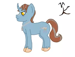 Size: 1280x960 | Tagged: safe, artist:valravnknight, derpibooru import, oc, oc:rowan rune, unofficial characters only, pony, unicorn, bio in description, male, simple background, solo, stallion