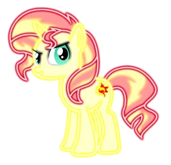 Size: 5873x5655 | Tagged: safe, artist:stay gold, derpibooru import, sunset shimmer, pony, unicorn, absurd resolution, eyestrain warning, female, mare, neon, simple background, solo, transparent background