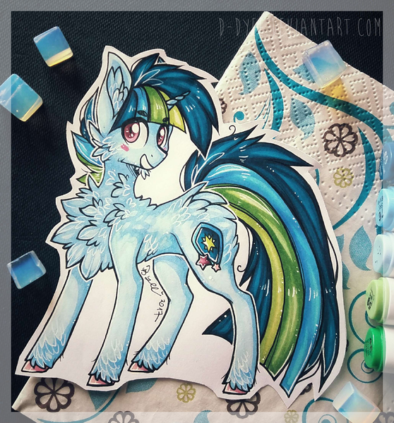 Size: 2059x2214 | Tagged: safe, artist:tenebristayga, derpibooru import, oc, oc:aegann, unofficial characters only, pony, chest fluff, commission, cutout, solo, traditional art