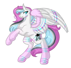 Size: 4177x4033 | Tagged: safe, artist:amazing-artsong, derpibooru import, oc, oc:shimmer strike, unofficial characters only, pegasus, pony, absurd resolution, rainbow power, rearing, simple background, solo, transparent background