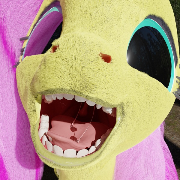 Size: 4096x4096 | Tagged: suggestive, artist:ponyguy456, derpibooru import, fluttershy, pony, 3d, absurd resolution, drool, drool string, eye reflection, fetish, flutterpred, gullet, human teeth, kitchen eyes, mawshot, moist, non-fatal vore, open mouth, realistic, reflection, salivating, slime, slimy, soft vore, tongue out, uncanny valley, uvula, vore