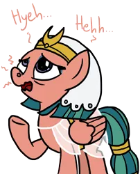 Size: 2856x3540 | Tagged: safe, artist:anyponedrawn, derpibooru import, somnambula, pony, clothes, dress, female, gown, nostril flare, nostrils, pre sneeze, see through blouse, simple background, sneezing, solo, transparent background