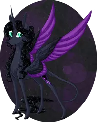 Size: 1912x2400 | Tagged: safe, artist:australian-senior, derpibooru import, oc, oc:helene, alicorn, pony, kirindos, abstract background, administrator, alicorn oc, alternate universe, colored wings, crossover, female, filly, goddess, leonine tail, simple background, solo, team fortress 2, transparent background