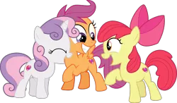 Size: 5669x3316 | Tagged: safe, artist:sinkbon, derpibooru import, apple bloom, scootaloo, sweetie belle, earth pony, pegasus, pony, unicorn, crusaders of the lost mark, .svg available, cute, cutie mark, cutie mark crusaders, female, filly, foal, simple background, the cmc's cutie marks, transparent background, trio, vector