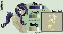 Size: 1378x737 | Tagged: safe, artist:ipandacakes, derpibooru import, oc, oc:tessitura, unofficial characters only, earth pony, pony, my little pony: the movie, female, magical lesbian spawn, mare, offspring, one eye closed, parent:coloratura, parent:songbird serenade, solo, wink