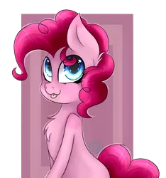 Size: 4069x4339 | Tagged: safe, artist:bladedeehunter, artist:creespyblue, derpibooru import, pinkie pie, pony, abstract background, absurd resolution, collaboration, female, simple background, solo, tongue out, transparent background