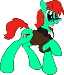 Size: 2272x2682 | Tagged: safe, artist:wyren367, derpibooru import, oc, oc:scratch build, unofficial characters only, pony, happy, male, raised hoof, simple background, stallion, vector