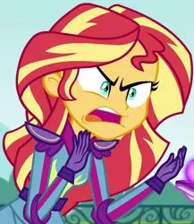 Size: 759x873 | Tagged: safe, derpibooru import, screencap, sunset shimmer, equestria girls, friendship games, angry, exploitable, exploitable meme, image macro, meme, solo, sunset is not willing to learn, template, when you see it