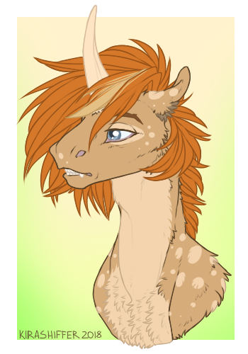 Size: 350x500 | Tagged: safe, artist:dementra369, derpibooru import, oc, oc:spring wind, unofficial characters only, pony, unicorn, bust, chest fluff, portrait, simple background, solo