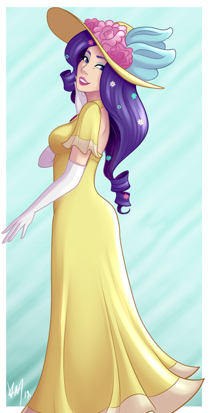 Size: 1200x2365 | Tagged: artist:emberfan11, beautiful, clothes, derpibooru import, dress, hat, human, humanized, looking at you, raristocrat, rarity, rose dewitt bukater, safe, solo, titanic