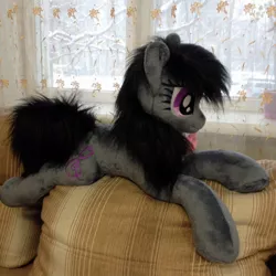 Size: 960x960 | Tagged: safe, artist:burgunzik, derpibooru import, octavia melody, earth pony, pony, female, irl, mare, photo, plushie, prone, solo