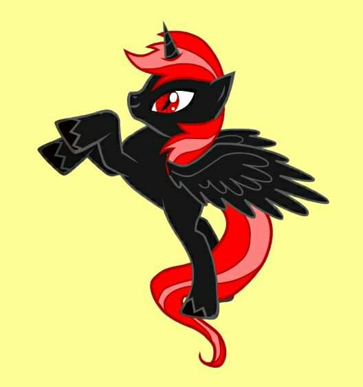 Size: 528x562 | Tagged: safe, derpibooru import, oc, unofficial characters only, alicorn, pony, pony creator, alicorn oc, drama bait, red and black oc, slit eyes, solo