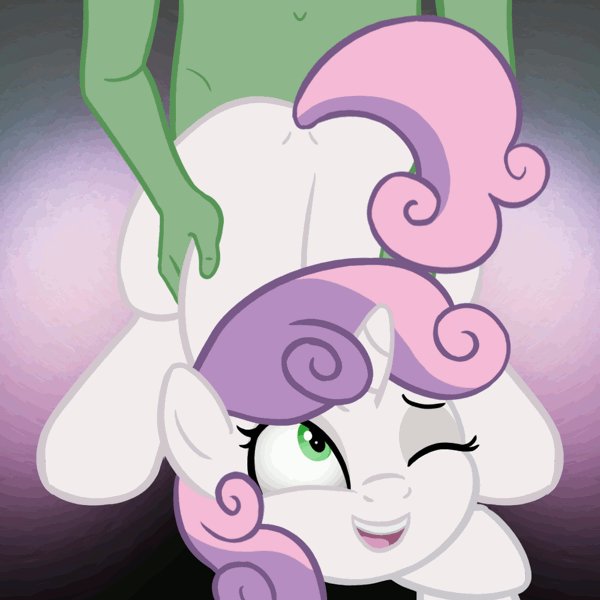 Size: 1000x1000 | Tagged: explicit, artist:salemcat, derpibooru import, sweetie belle, oc, oc:anon, human, pony, unicorn, animated, canon x oc, doggy style, face down ass up, female, filly, foalcon, from behind, happy sex, heart, horngasm, human male, human male on filly, human on pony action, interspecies, magic, male, one eye closed, onomatopoeia, orgasm, sex, softcore, squeaky belle, straight