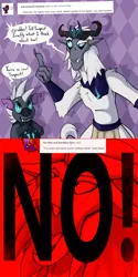 Size: 750x1500 | Tagged: artist:conmanwolf, ask-storm-king, comic, derpibooru import, grubber, my little pony: the movie, no, question mark, safe, shadow, storm king, yeti