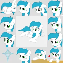 Size: 1280x1280 | Tagged: safe, derpibooru import, oc, oc:cynosura, unofficial characters only, pegasus, pony, blushing, expressions, heart, prone, simple background, tongue out, vector