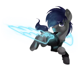 Size: 600x516 | Tagged: safe, artist:mlpdarksparx, derpibooru import, oc, unofficial characters only, pony, artificial wings, augmented, clothes, looking at you, magic, magic wings, male, raffle prize, simple background, smiling, solo, stallion, sweater, transparent background, wings