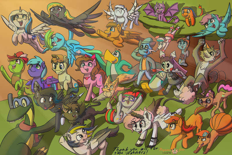 Size: 3000x2000 | Tagged: safe, artist:floofyfoxcomics, derpibooru import, oc, oc:aura specs, oc:hibiki blackwing, unofficial characters only, pony, flying, fun, group photo, happy, sky