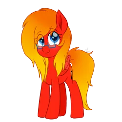 Size: 1000x1000 | Tagged: safe, artist:ghostlymarie, derpibooru import, oc, oc:sunrise tune, unofficial characters only, pegasus, pony, movie accurate, simple background, smiling, transparent background